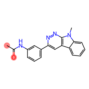 3'-(9-METHYL-9H-PYRIDAZINO(3,4-B)INDOL-3-YL)ACETANILIDE