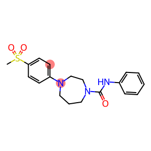 4-[4-(METHYLSULFONYL)PHENYL]-N-PHENYL-1,4-DIAZEPANE-1-CARBOXAMIDE