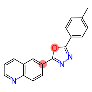 6-[5-(4-METHYLPHENYL)-1,3,4-OXADIAZOL-2-YL]QUINOLINE