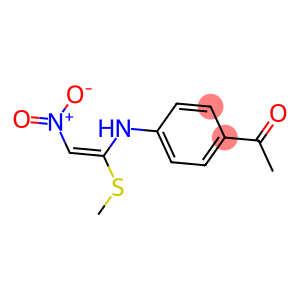 1-(4-([1-(METHYLSULFANYL)-2-NITROVINYL]AMINO)PHENYL)-1-ETHANONE