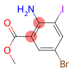 Methyl 2-amino-5-bromo-3-iodobenzoic acid