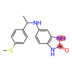 5-({1-[4-(methylsulfanyl)phenyl]ethyl}amino)-2,3-dihydro-1H-1,3-benzodiazol-2-one