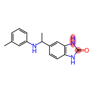 5-{1-[(3-methylphenyl)amino]ethyl}-2,3-dihydro-1H-1,3-benzodiazol-2-one