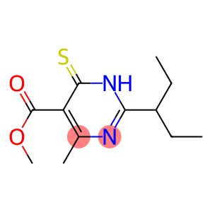 methyl 2-(1-ethylpropyl)-4-methyl-6-thioxo-1,6-dihydropyrimidine-5-carboxylate