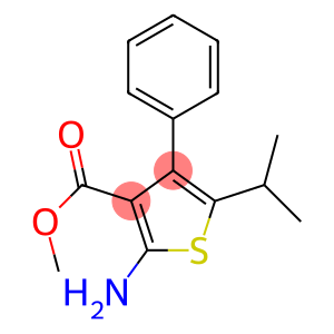 methyl 2-amino-4-phenyl-5-(propan-2-yl)thiophene-3-carboxylate