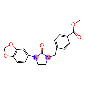 METHYL 4-([3-(1,3-BENZODIOXOL-5-YL)-2-OXOIMIDAZOLIDIN-1-YL]METHYL)BENZOATE