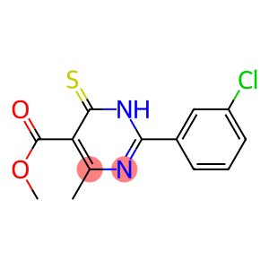 methyl 2-(3-chlorophenyl)-4-methyl-6-thioxo-1,6-dihydropyrimidine-5-carboxylate