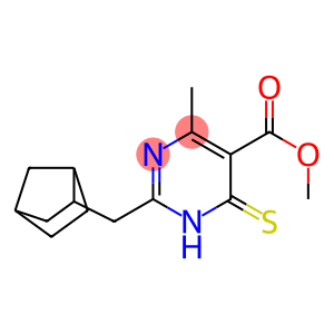 methyl 2-(bicyclo[2.2.1]hept-2-ylmethyl)-4-methyl-6-thioxo-1,6-dihydropyrimidine-5-carboxylate