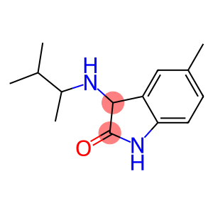 5-methyl-3-[(3-methylbutan-2-yl)amino]-2,3-dihydro-1H-indol-2-one