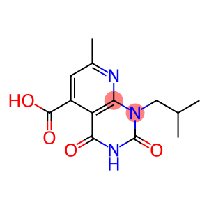 7-methyl-1-(2-methylpropyl)-2,4-dioxo-1H,2H,3H,4H-pyrido[2,3-d]pyrimidine-5-carboxylic acid