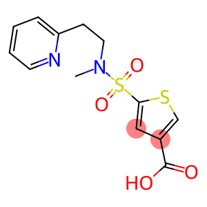 5-{methyl[2-(pyridin-2-yl)ethyl]sulfamoyl}thiophene-3-carboxylic acid