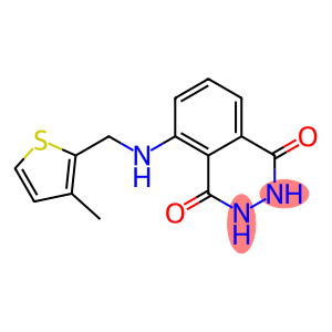 5-{[(3-methylthiophen-2-yl)methyl]amino}-1,2,3,4-tetrahydrophthalazine-1,4-dione