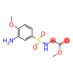 methyl 2-[(3-amino-4-methoxybenzene)sulfonamido]acetate