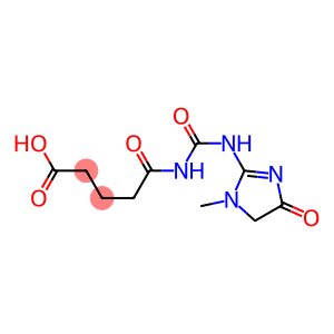 5-{[(1-methyl-4-oxo-4,5-dihydro-1H-imidazol-2-yl)carbamoyl]amino}-5-oxopentanoic acid