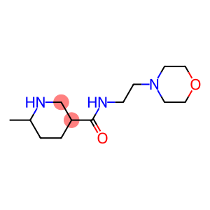 6-methyl-N-(2-morpholin-4-ylethyl)piperidine-3-carboxamide