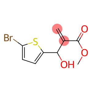 methyl 2-[(5-bromothiophen-2-yl)(hydroxy)methyl]prop-2-enoate