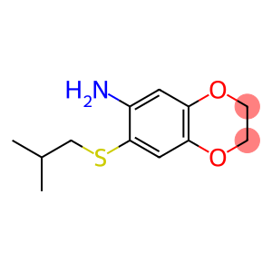 7-[(2-methylpropyl)sulfanyl]-2,3-dihydro-1,4-benzodioxin-6-amine