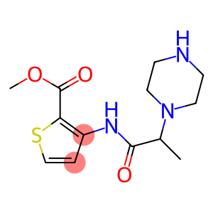 methyl 3-[2-(piperazin-1-yl)propanamido]thiophene-2-carboxylate