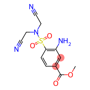 methyl 3-amino-4-[bis(cyanomethyl)sulfamoyl]benzoate