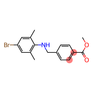 methyl 4-{[(4-bromo-2,6-dimethylphenyl)amino]methyl}benzoate