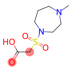 2-[(4-methyl-1,4-diazepane-1-)sulfonyl]acetic acid