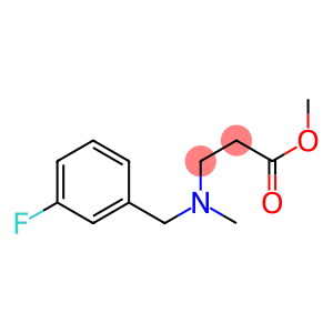 methyl 3-{[(3-fluorophenyl)methyl](methyl)amino}propanoate