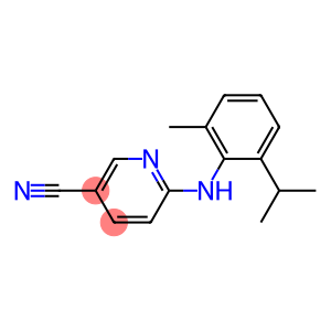 6-{[2-methyl-6-(propan-2-yl)phenyl]amino}pyridine-3-carbonitrile