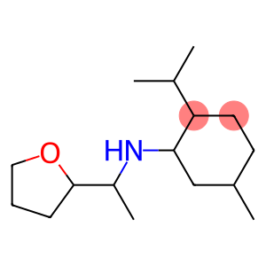 5-methyl-N-[1-(oxolan-2-yl)ethyl]-2-(propan-2-yl)cyclohexan-1-amine