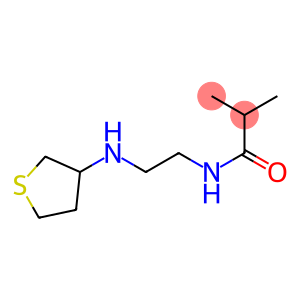 2-methyl-N-[2-(thiolan-3-ylamino)ethyl]propanamide