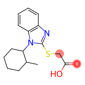 2-{[1-(2-methylcyclohexyl)-1H-1,3-benzodiazol-2-yl]sulfanyl}acetic acid