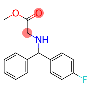 methyl 2-{[(4-fluorophenyl)(phenyl)methyl]amino}acetate