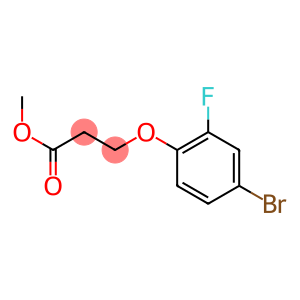 methyl 3-(4-bromo-2-fluorophenoxy)propanoate