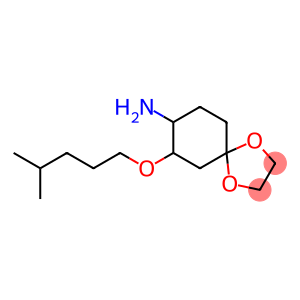 7-[(4-methylpentyl)oxy]-1,4-dioxaspiro[4.5]decan-8-amine