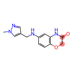 6-{[(1-methyl-1H-pyrazol-4-yl)methyl]amino}-3,4-dihydro-2H-1,4-benzoxazin-3-one