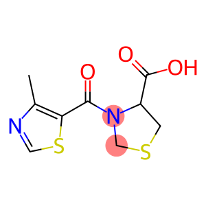 3-[(4-methyl-1,3-thiazol-5-yl)carbonyl]-1,3-thiazolidine-4-carboxylic acid