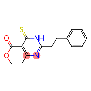 methyl 4-methyl-2-(2-phenylethyl)-6-thioxo-1,6-dihydropyrimidine-5-carboxylate