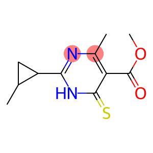 methyl 4-methyl-2-(2-methylcyclopropyl)-6-thioxo-1,6-dihydropyrimidine-5-carboxylate