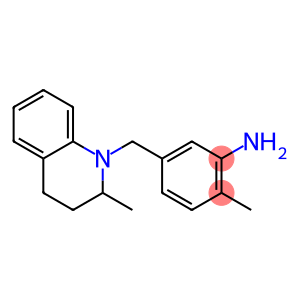 2-methyl-5-[(2-methyl-1,2,3,4-tetrahydroquinolin-1-yl)methyl]aniline