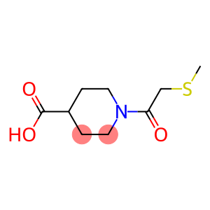 1-[2-(methylsulfanyl)acetyl]piperidine-4-carboxylic acid