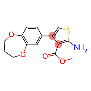 methyl 2-amino-4-(3,4-dihydro-2H-1,5-benzodioxepin-7-yl)thiophene-3-carboxylate