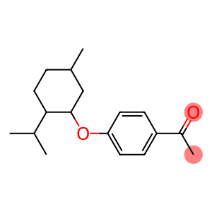 1-(4-{[5-methyl-2-(propan-2-yl)cyclohexyl]oxy}phenyl)ethan-1-one