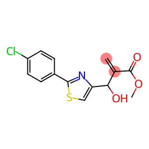 methyl 2-{[2-(4-chlorophenyl)-1,3-thiazol-4-yl](hydroxy)methyl}prop-2-enoate