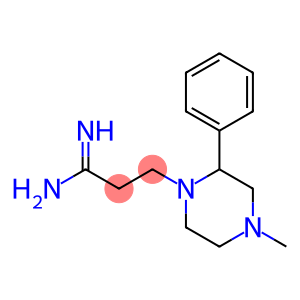 3-(4-methyl-2-phenylpiperazin-1-yl)propanimidamide