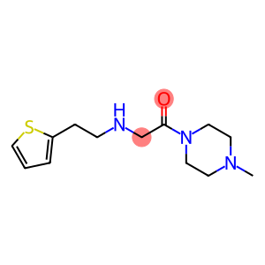 1-(4-methylpiperazin-1-yl)-2-{[2-(thiophen-2-yl)ethyl]amino}ethan-1-one