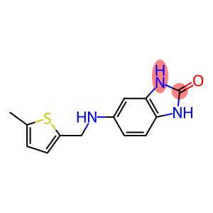 5-{[(5-methylthiophen-2-yl)methyl]amino}-2,3-dihydro-1H-1,3-benzodiazol-2-one