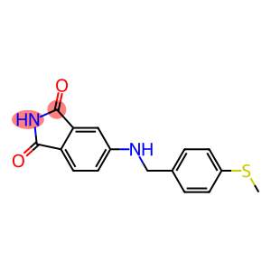 5-({[4-(methylsulfanyl)phenyl]methyl}amino)-2,3-dihydro-1H-isoindole-1,3-dione