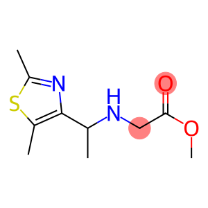 methyl 2-{[1-(2,5-dimethyl-1,3-thiazol-4-yl)ethyl]amino}acetate