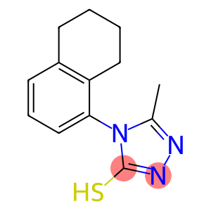 5-methyl-4-(5,6,7,8-tetrahydronaphthalen-1-yl)-4H-1,2,4-triazole-3-thiol