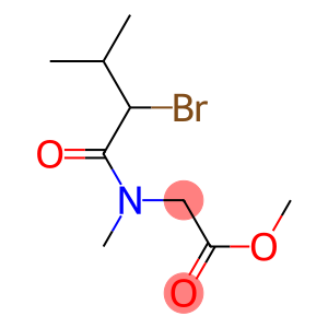 methyl 2-(2-bromo-N,3-dimethylbutanamido)acetate