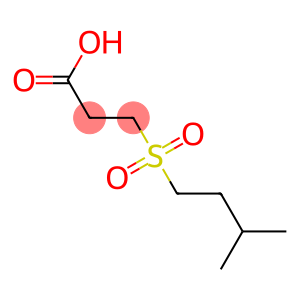 3-[(3-methylbutyl)sulfonyl]propanoic acid